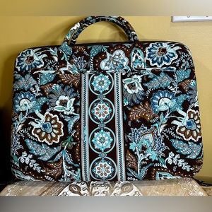 NWOT💠”Blue Java” Hard Laptop Case. Fits up to 17” Laptop. Never Used.